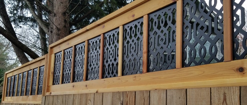 vinyl fence panel topper