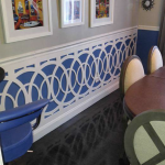 Metropolis Circle_on-blue_vinly_lattice_dining-room_Acurio_Latticeworks