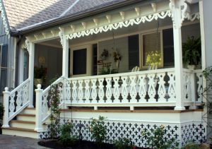 Fleur De Lis Porch Lattice